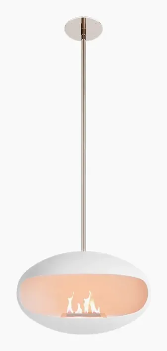 Cocoon Fires Aeris Hvit + Stålstang, bilde 2