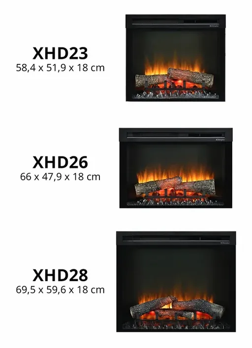 Dimplex XHDFirebox elektrisk peisinnsats, bilde 2