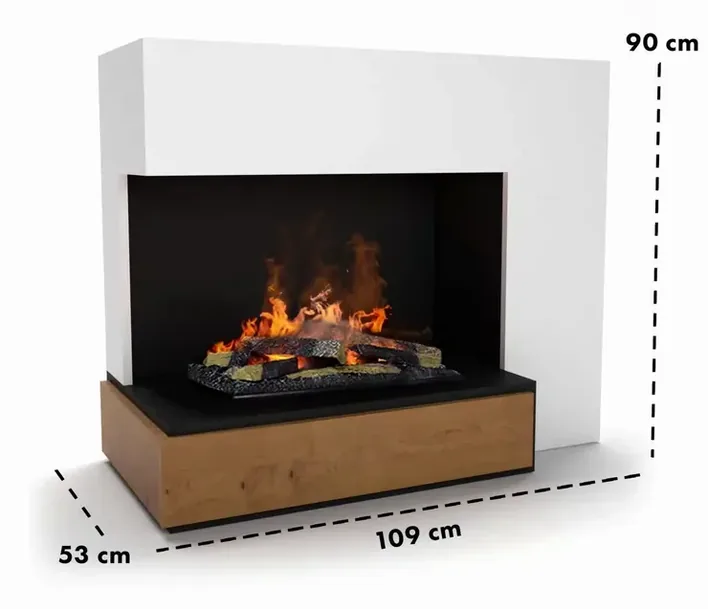 Glow Fire Planck Åpen OMC 600, bilde 3